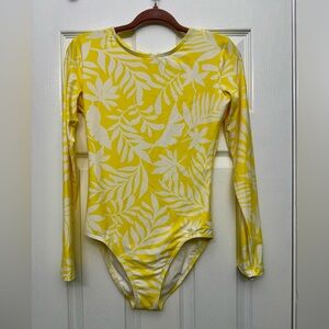 KATE SPADE Long Sleeve One Piece Swimsuit Rashguard Modest Surf Size S